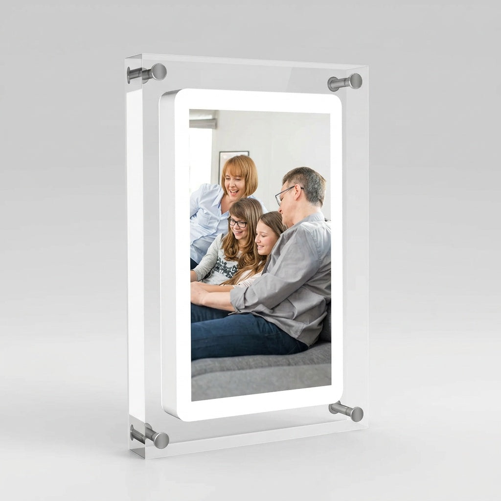 Digital Photo Frame with HD Display and USB