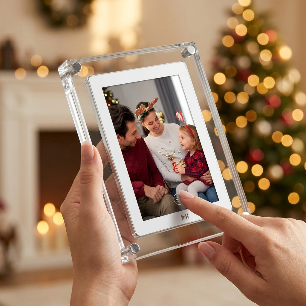 Digital Photo Frame with HD Display and USB