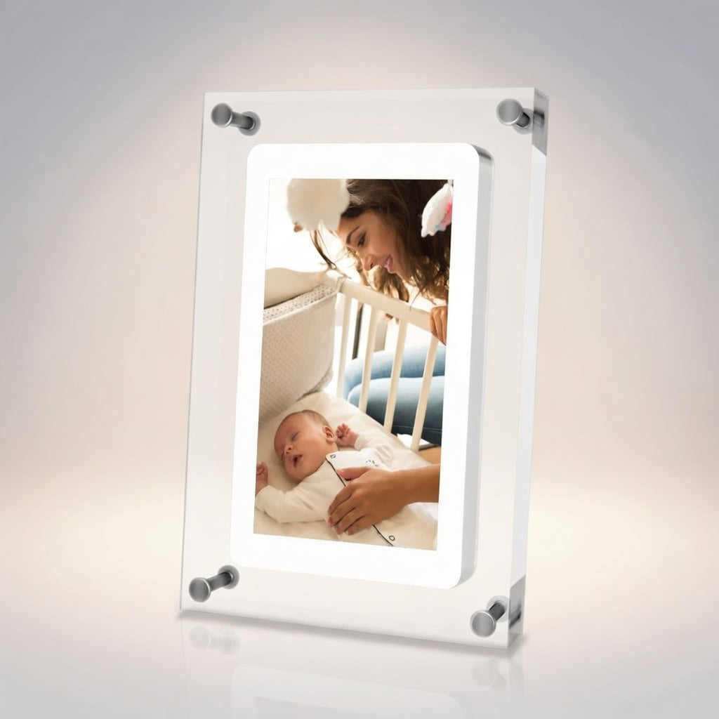 Digital Photo Frame with HD Display and USB