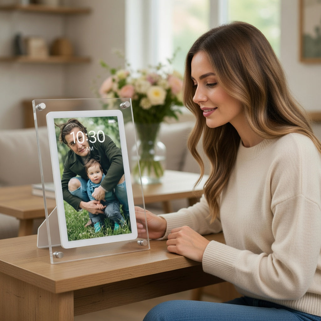 Digital Photo Frame with HD Display and USB