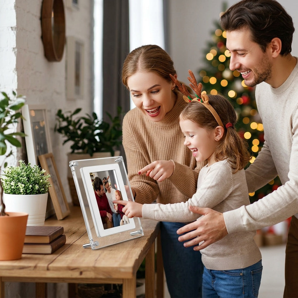 Digital Photo Frame with HD Display and USB